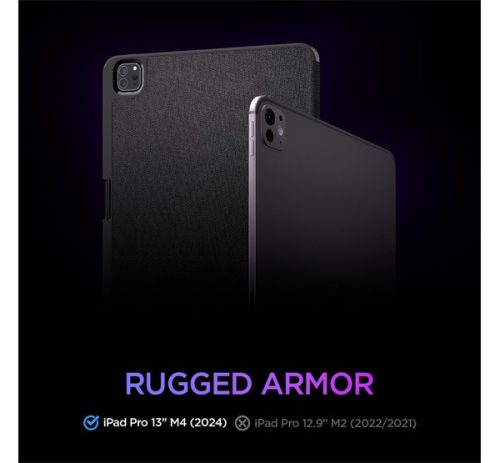 Spigen Urban Fit Urban Fit Apple iPad Pro 13 (2024) tok, fekete
