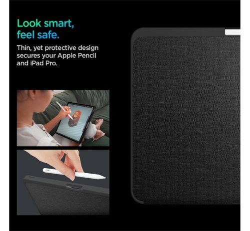 Spigen Urban Fit Urban Fit Apple iPad Pro 13 (2024) tok, fekete