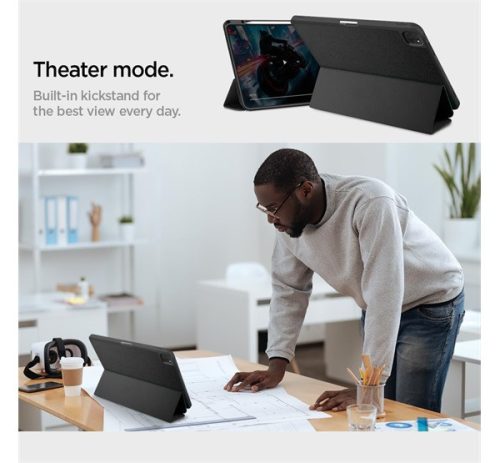 Spigen Urban Fit Urban Fit Apple iPad Pro 13 (2024) tok, fekete