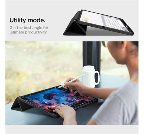 Spigen Urban Fit Urban Fit Apple iPad Pro 13 (2024) tok, fekete