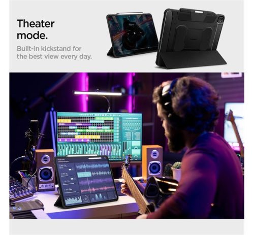 Spigen Rugged Armor Pro Apple iPad Pro 13 (2024) tok, fekete