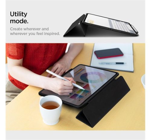 Spigen Rugged Armor Pro Apple iPad Pro 13 (2024) tok, fekete