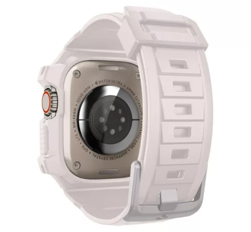 Spigen Rugged Armor Pro Apple Watch Ultra 2 / 1 49mm tok / szíj, bézs