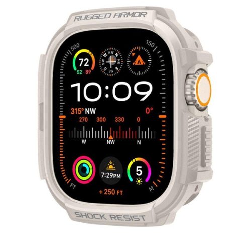 Spigen Rugged Armor Apple Watch Ultra 2 / 1 49mm tok, bézs