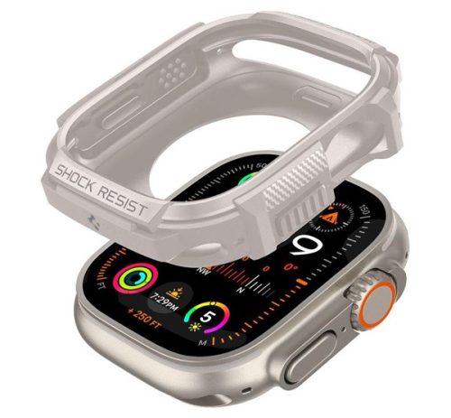Spigen Rugged Armor Apple Watch Ultra 2 / 1 49mm tok, bézs