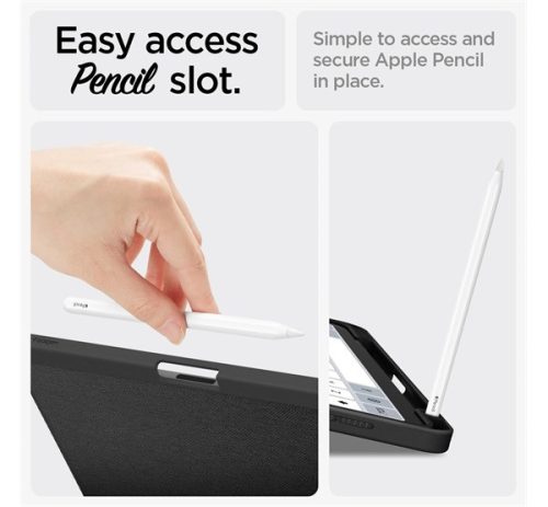 Spigen Urban Fit Apple iPad Air 11" (2024 / 2025) / iPad Air 10.9" (2022 / 2020) tok, fekete
