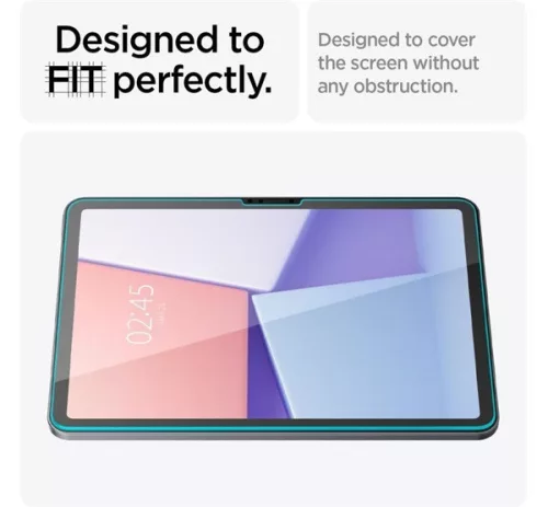 Spigen Glas.tR EZ Fit Apple iPad Air 13" (2024 / 2025) tempered kijelzővédő fólia felhelyező kerettel (1db)