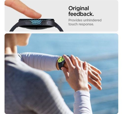 Spigen AlignMaster Glas.tR Samsung Galaxy Watch7 44mm Tempered kijelzővédő fólia (2db)