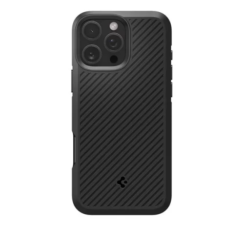 Spigen Core Armor Apple iPhone 16 Pro Max tok, Matte Black, fekete ACS08023