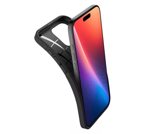 Spigen Core Armor Apple iPhone 16 Pro Max tok, Matte Black, fekete ACS08023