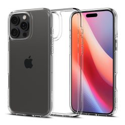   Spigen Ultra Hybrid iPhone 16 Pro Max tok, Crystal Clear, átlátszó ACS07992