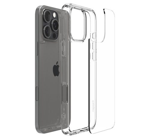 Spigen Ultra Hybrid Apple iPhone 16 Pro Max tok, Crystal Clear, átlátszó ACS07992
