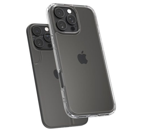 Spigen Ultra Hybrid Apple iPhone 16 Pro Max tok, Crystal Clear, átlátszó ACS07992