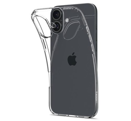 Spigen Liquid Crystal Apple iPhone 16 Plus tok, Crystal Clear, átlátszó ACS08064