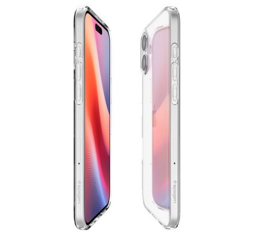 Spigen Liquid Crystal Apple iPhone 16 Plus tok, Crystal Clear, átlátszó ACS08064
