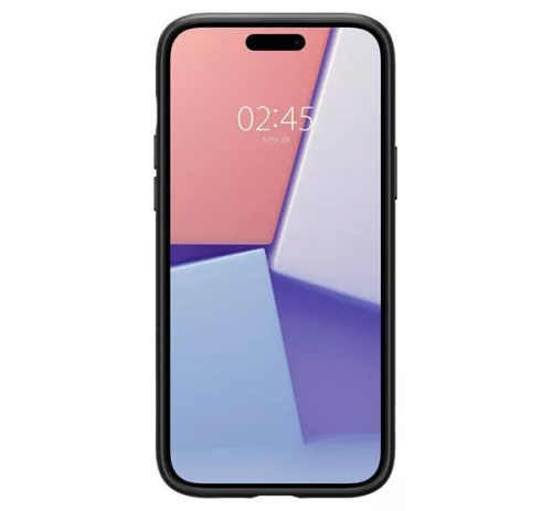 Spigen Liquid Air Apple iPhone 16 Plus tok, Matte Black, fekete ACS08066