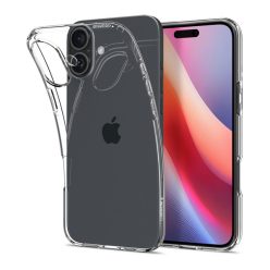   Spigen Liquid Crystal Apple iPhone 16 tok, Crystal Clear, átlátszó ACS08190