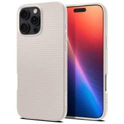   Spigen Liquid Air iPhone 16 Pro tok, Natural Titanium, átlátszó-bézs, bézs ACS08120