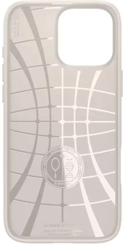 Spigen Liquid Air Apple iPhone 16 Pro tok, Natural Titanium, átlátszó-bézs, bézs ACS08120