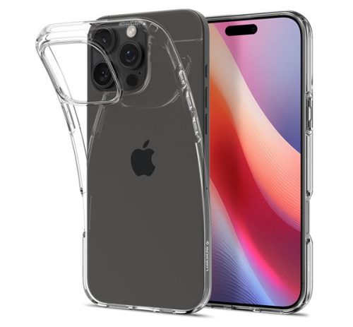Spigen Liquid Crystal Apple iPhone 16 Pro tok, Crystal Clear, átlátszó ACS08112