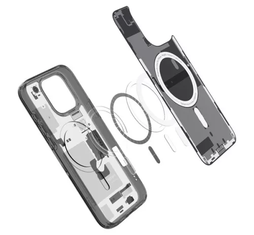 Spigen Ultra Hybrid MagFit Apple iPhone 16 Pro tok, MagSafe, Zero One, fekete ACS08135