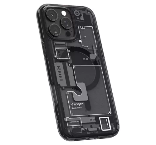 Spigen Ultra Hybrid MagFit Apple iPhone 16 Pro tok, MagSafe, Zero One, fekete ACS08135