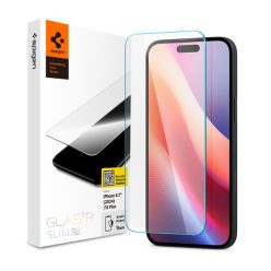   Spigen Glas.tR SLIM HD Apple iPhone 16 Plus/ iPhone 15 PlusTempered kijelzővédő fólia (1db) AGL06890
