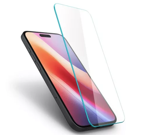 Spigen Glas.tR SLIM HD Apple iPhone 16 / iPhone 15 Tempered kijelzővédő fólia (1db) AGL06910