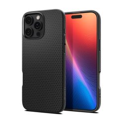   Spigen Liquid Air iPhone 16 Pro tok, Matte Black, fekete ACS08117