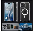 Spigen Ultra Hybrid MagFit Apple iPhone 16 Pro tok, MagSafe, Frost Clear, átlátszó