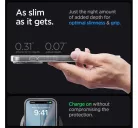 Spigen Ultra Hybrid MagFit Apple iPhone 16 Pro tok, MagSafe, Frost Clear, átlátszó