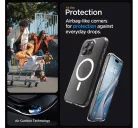 Spigen Ultra Hybrid MagFit Apple iPhone 16 Pro tok, MagSafe, Frost Clear, átlátszó