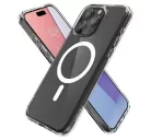 Spigen Ultra Hybrid MagFit Apple iPhone 16 Pro tok, MagSafe, Frost Clear, átlátszó