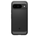 Spigen Rugged Armor Google Pixel 9 Pro / Pixel 9 tok, Matte Black, fekete