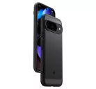Spigen Rugged Armor Google Pixel 9 Pro / Pixel 9 tok, Matte Black, fekete