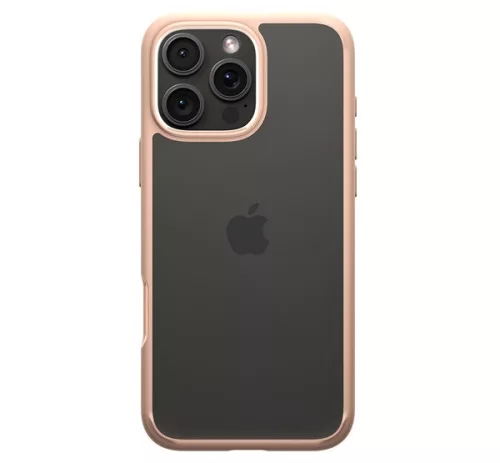 Spigen Ultra Hybrid Apple iPhone 16 Pro tok, Rose Titanium, átlátszó-rozéarany