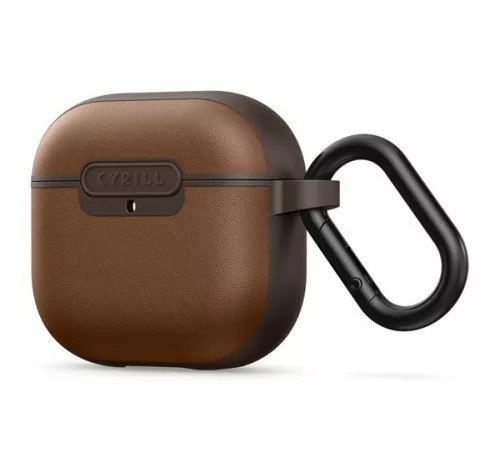 Spigen Cyrill Kajuk AirPods 5 / Airpods 4 tok, Saddle Brown, barna