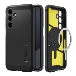  Spigen Tough Armor MagFit Samsung Galaxy S24 FE tok, MagSafe, Black, fekete