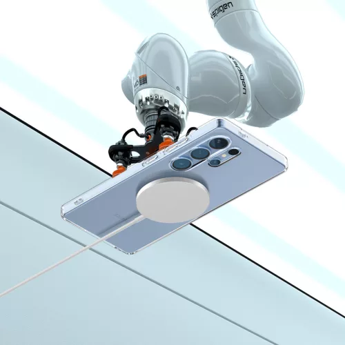 Spigen Ultra Hybrid Samsung Galaxy S25+ tok, Crystal Clear, átlátszó