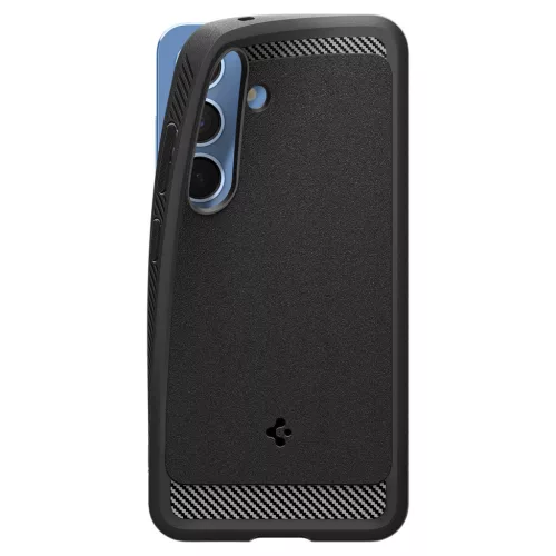 Spigen Rugged Armor MagFit Samsung Galaxy S25+ tok, Matte Black, fekete