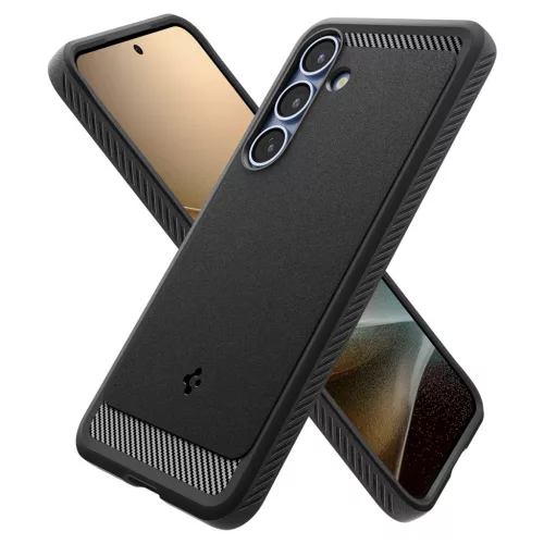 Spigen Rugged Armor MagFit Samsung Galaxy S25+ tok, Matte Black, fekete