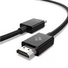 Spigen PowerArc PB2001 HDMI2.1 kábel 4K/120Hz, 8K/60Hz, 2m, fekete