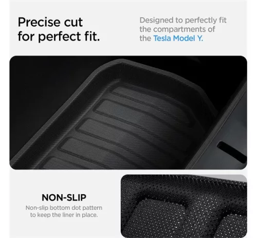Spigen Tesla Model Y első csomagtartó tálca, fekete TL10-Y