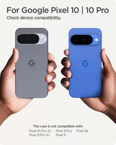 Spigen Liquid Air Pixel 10 / Pixel 10 Pro tok, Matte Black, fekete