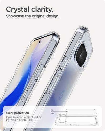 Spigen Ultra Hybrid Pixel 10 Pro XL tok, Crystal Clear, átlátszó