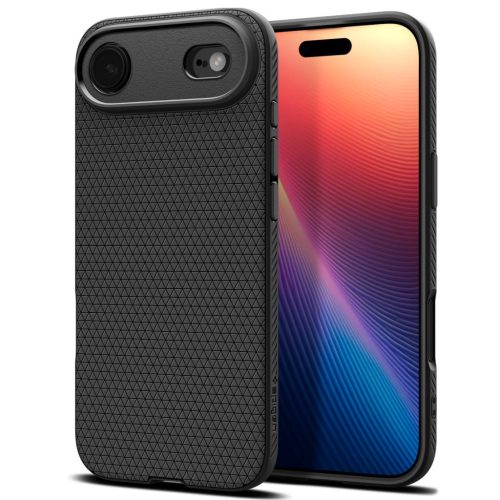 Spigen Liquid Air Apple iPhone Air (2025) tok, Matte Black, fekete