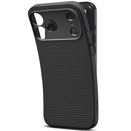 Spigen Liquid Air Apple iPhone 17 Pro Max tok, Matte Black, fekete