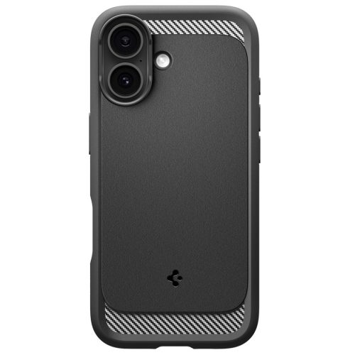 Spigen Rugged Armor MagFit Apple iPhone 17 tok, MagSafe, Matte Black, fekete