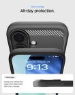 Spigen Rugged Armor MagFit Apple iPhone 17 tok, MagSafe, Matte Black, fekete