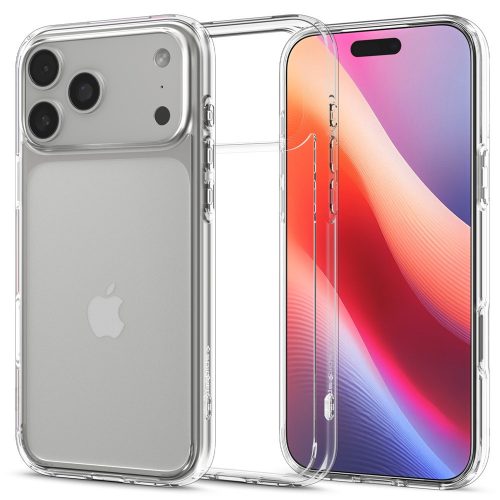 Spigen Ultra Hybrid Apple iPhone 17 Pro Max tok, Crystal Clear, átlátszó